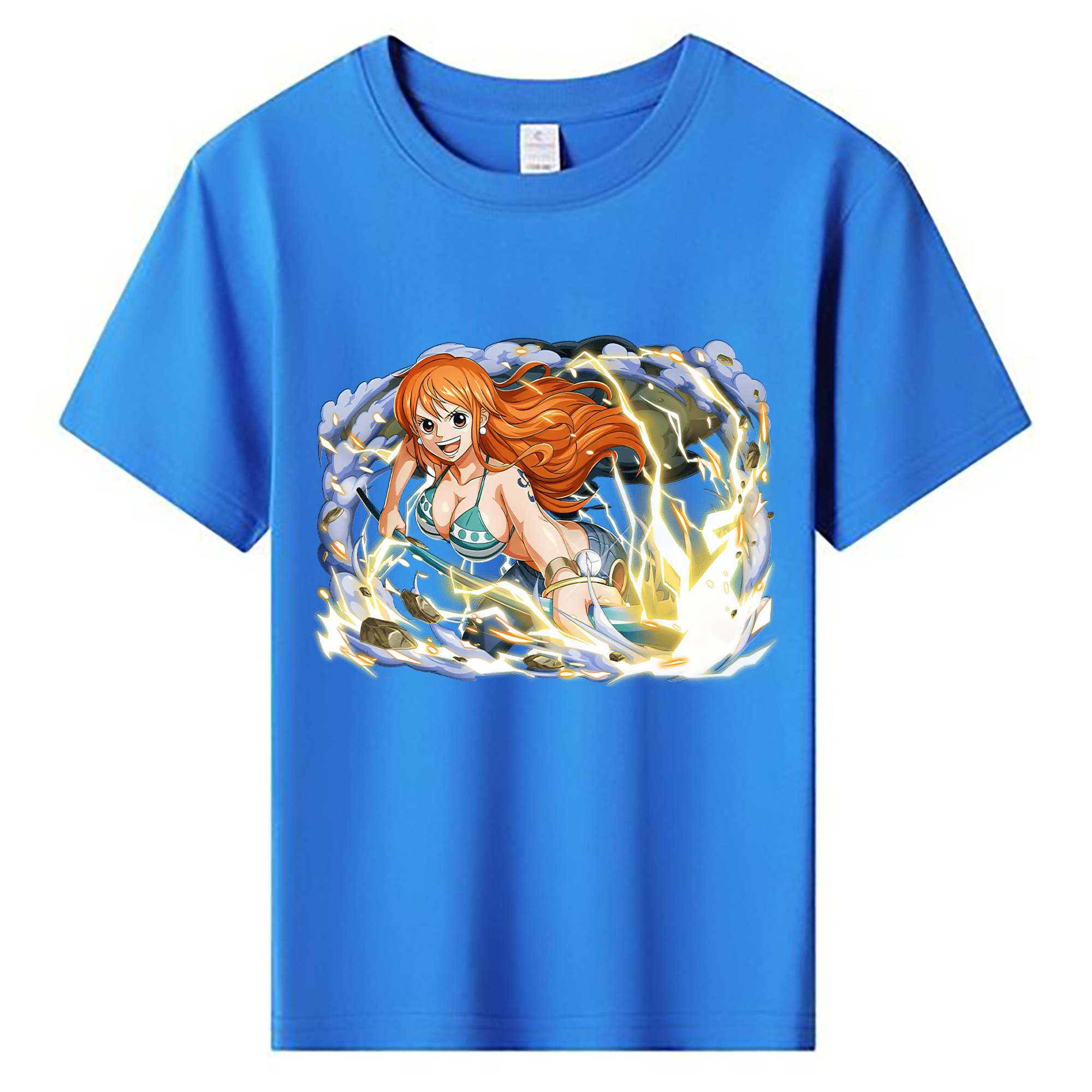 ワンピース ナミ ONE PIECE Nami 綿100％キッズTシャツ（フロントプリント）